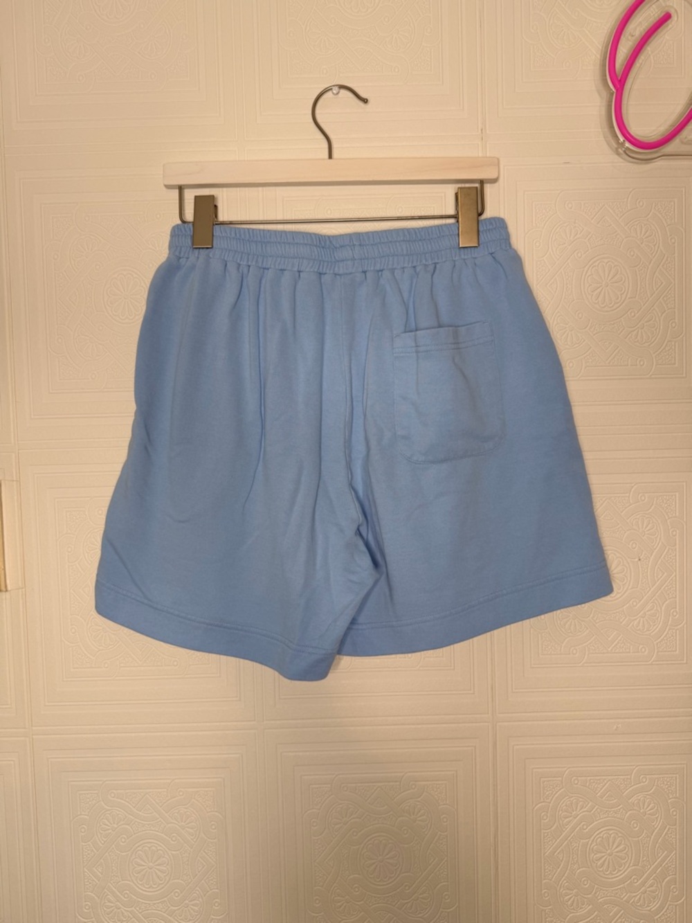 Sleeper Diana Athpleasure Sweatsuit Short Set Baby Blue White Collar XL - Picture 13 of 15